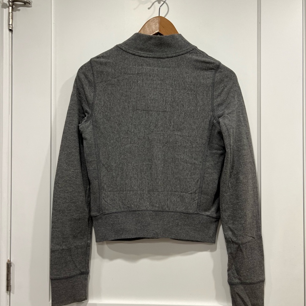 Hollister Women's Charcoal Bomber Jacket - Picture 10 of 12